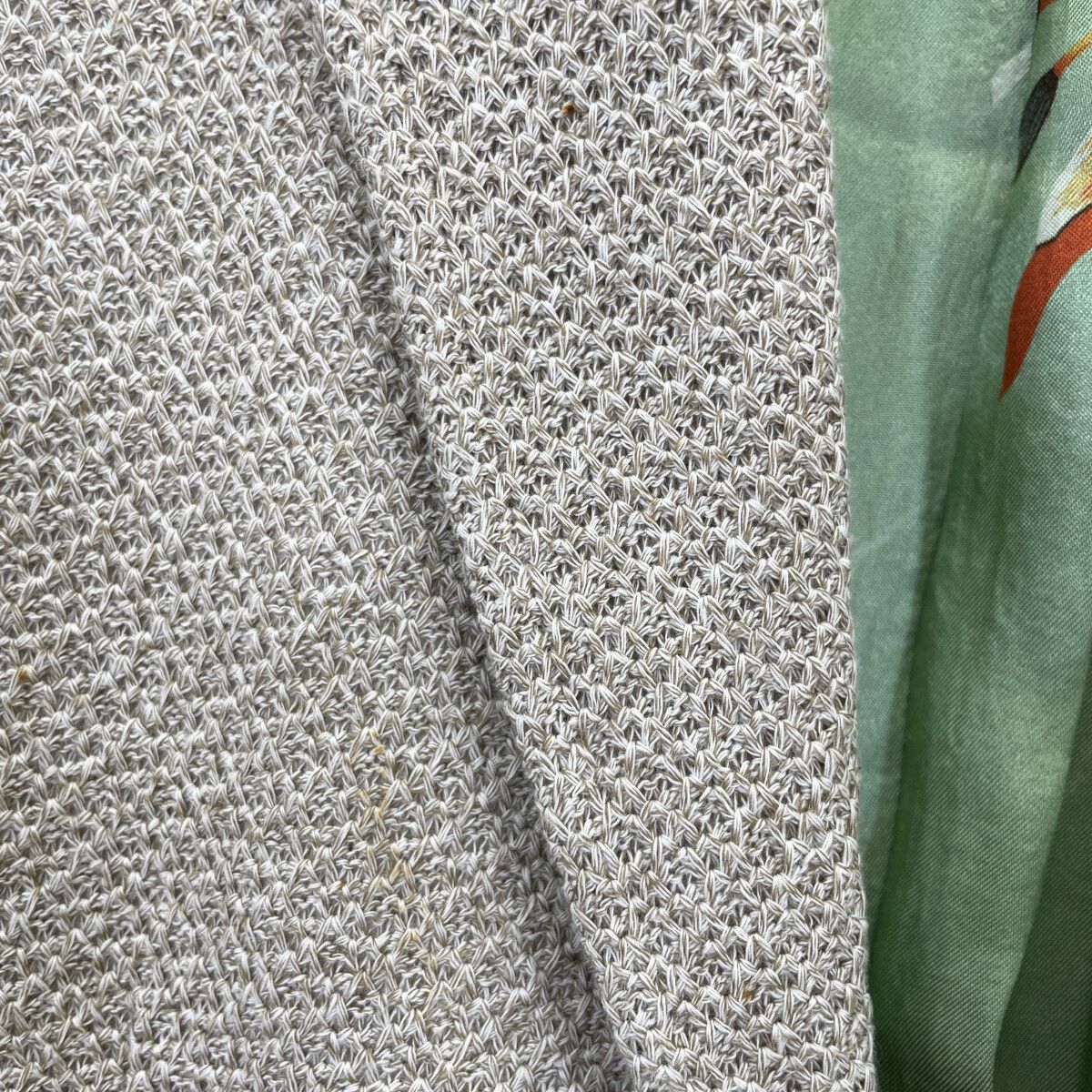 ETRO エトロ ﾍﾞｰｼﾞｭ 201-1187Q-1316 ｺｯﾄﾝ ﾌﾗﾜｰ裏地 ﾃｰﾗｰﾄﾞｼﾞｬｹｯﾄ 50