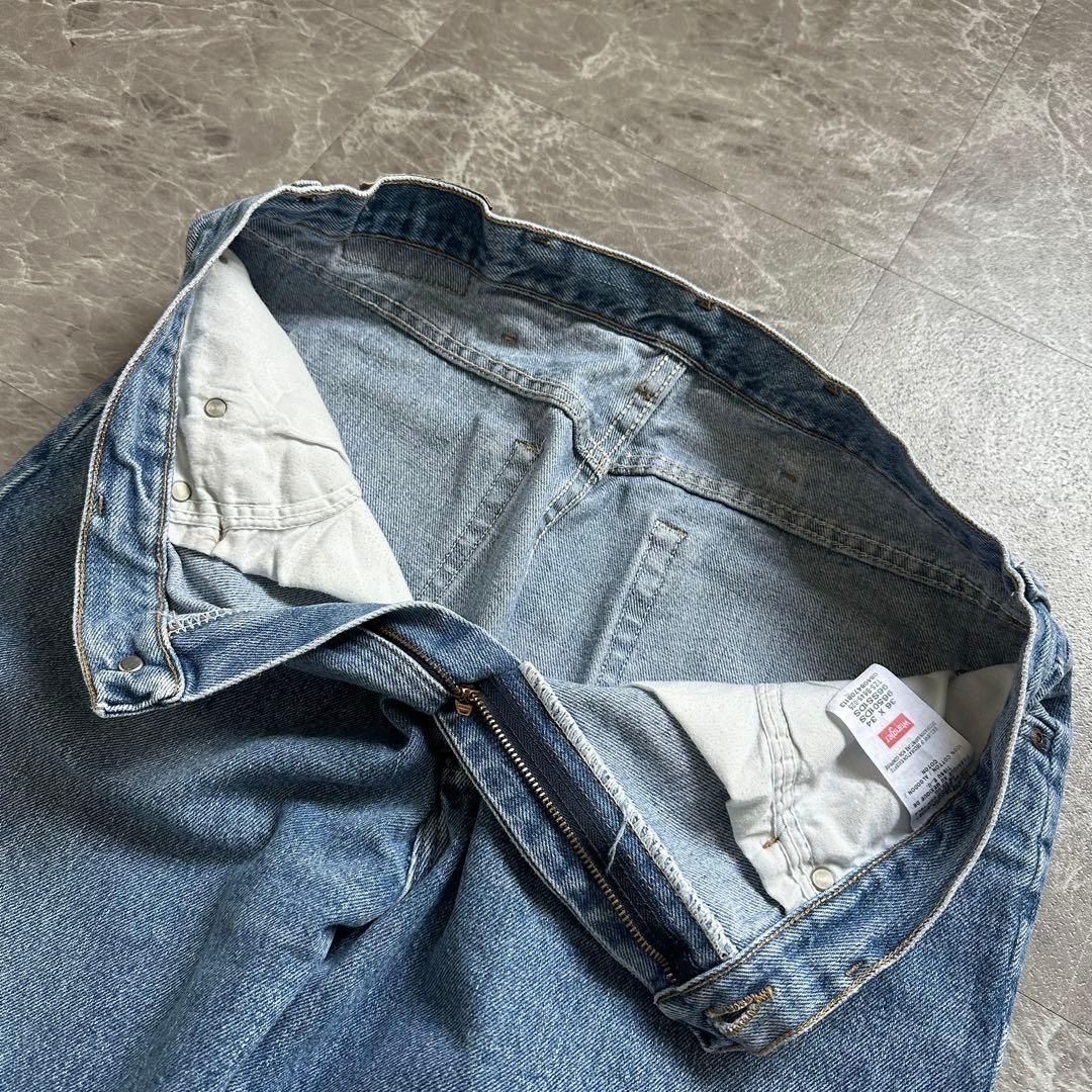 00s【Wrangler】ラングラー（36×34）イーグルパッチ＊デニムパンツ 