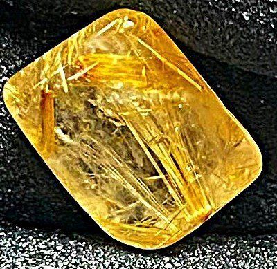 直径48.2㍉ タイチンルチルクォーツ 大量のルチル金針で出来た天然洞 貴重 太陽タイチンルチルクォーツ(宝石名ルチルレイテッド・クォーツ