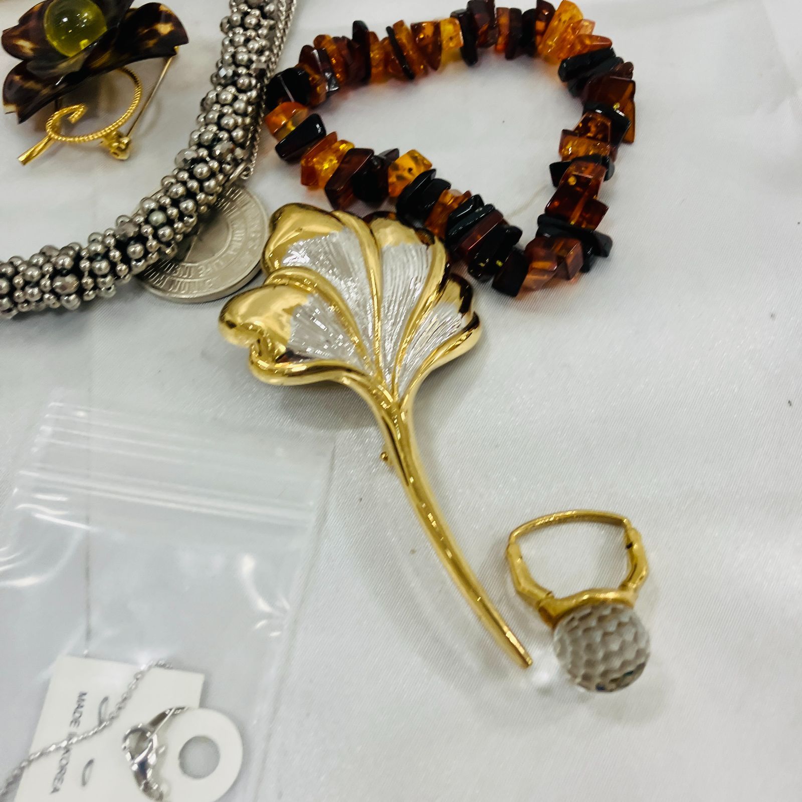 A【まとめ売り】アクセサリー ネックレス ブレスレット ブローチ べっ