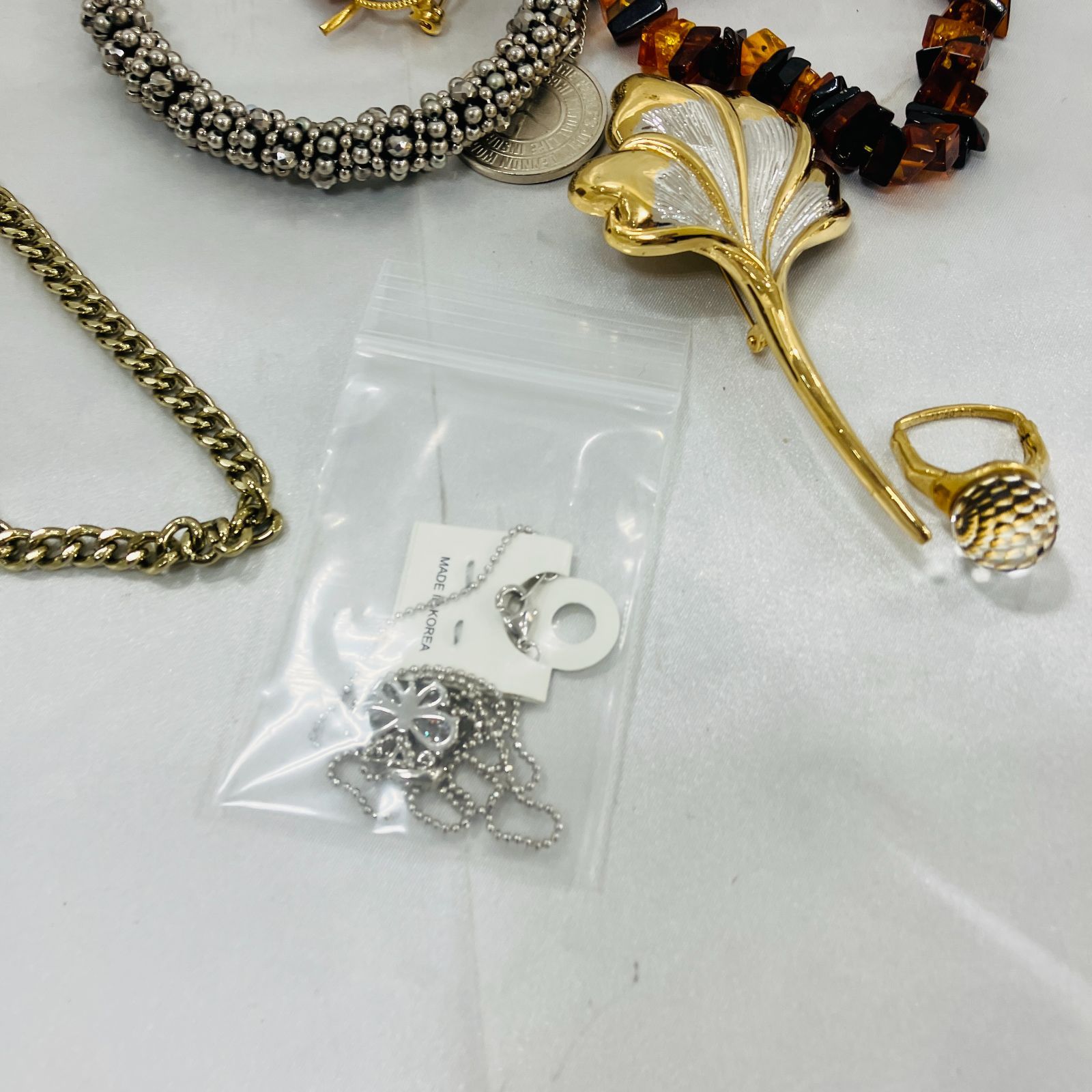 A【まとめ売り】アクセサリー ネックレス ブレスレット ブローチ べっ