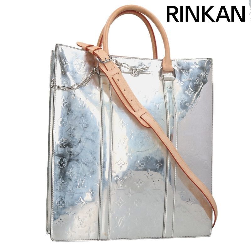 ルイヴィトン M45884 サックプラ モノグラムミラートートバッグ メンズ