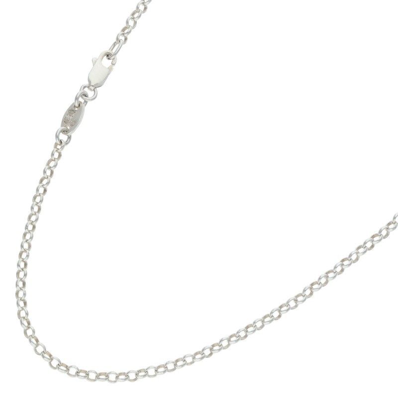 クロムハーツ NECKCHAIN R16/ロールチェーン16inch シルバーネックレス