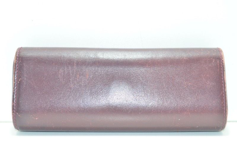 送料無料】 カルティエ CARTIER レザー メガネケース ボルドー マスト