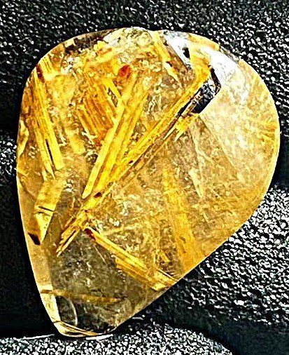 上質EU製☆ROBEAN☆定価135万円☆天然タイチンルチルクォーツ太金針