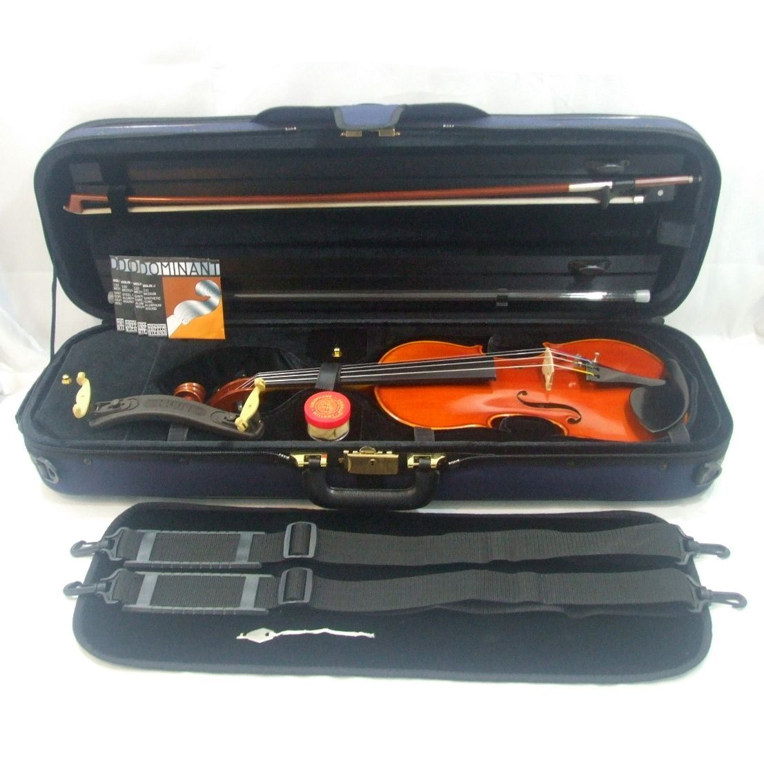 スズキバイオリン No550 4/4 1978年 虎杢 ドミナント弦搭載 ケース