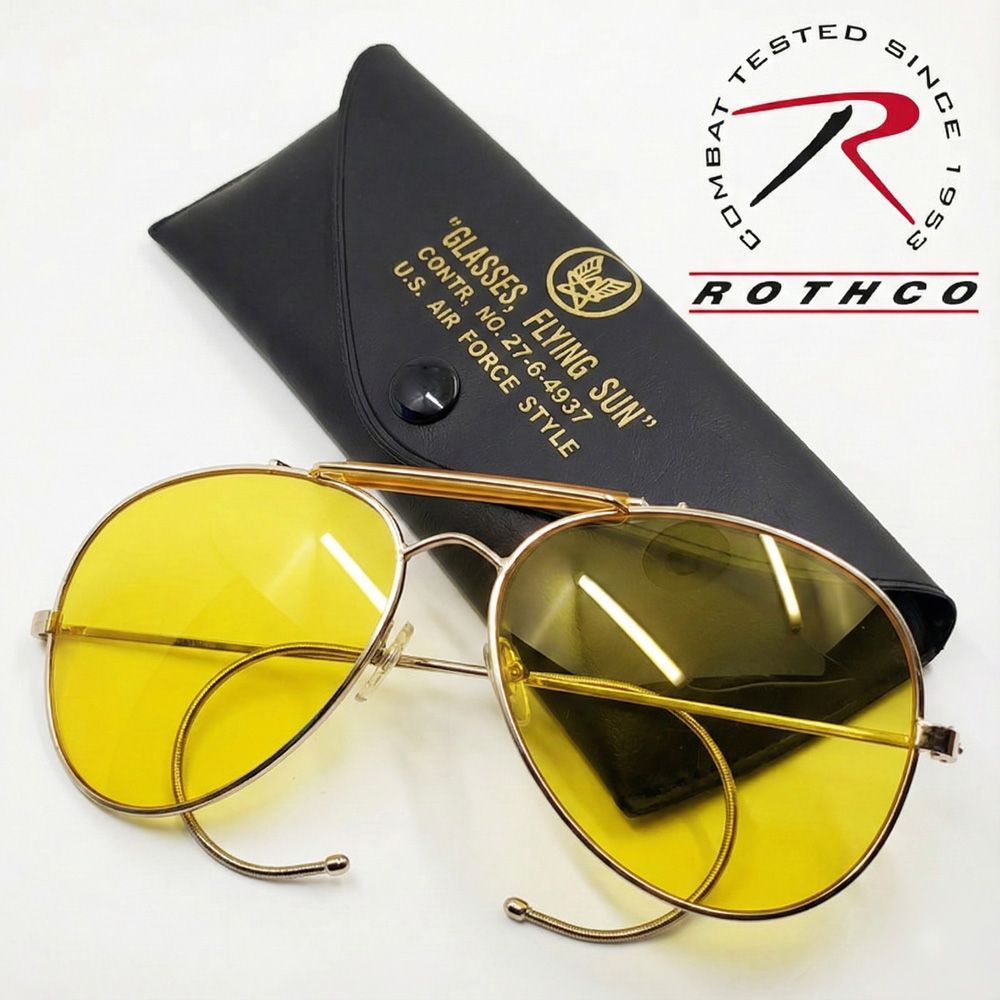 正規品 ROTHCO ロスコ ケース付 パイロット AIRFORCE ティアドロップ 