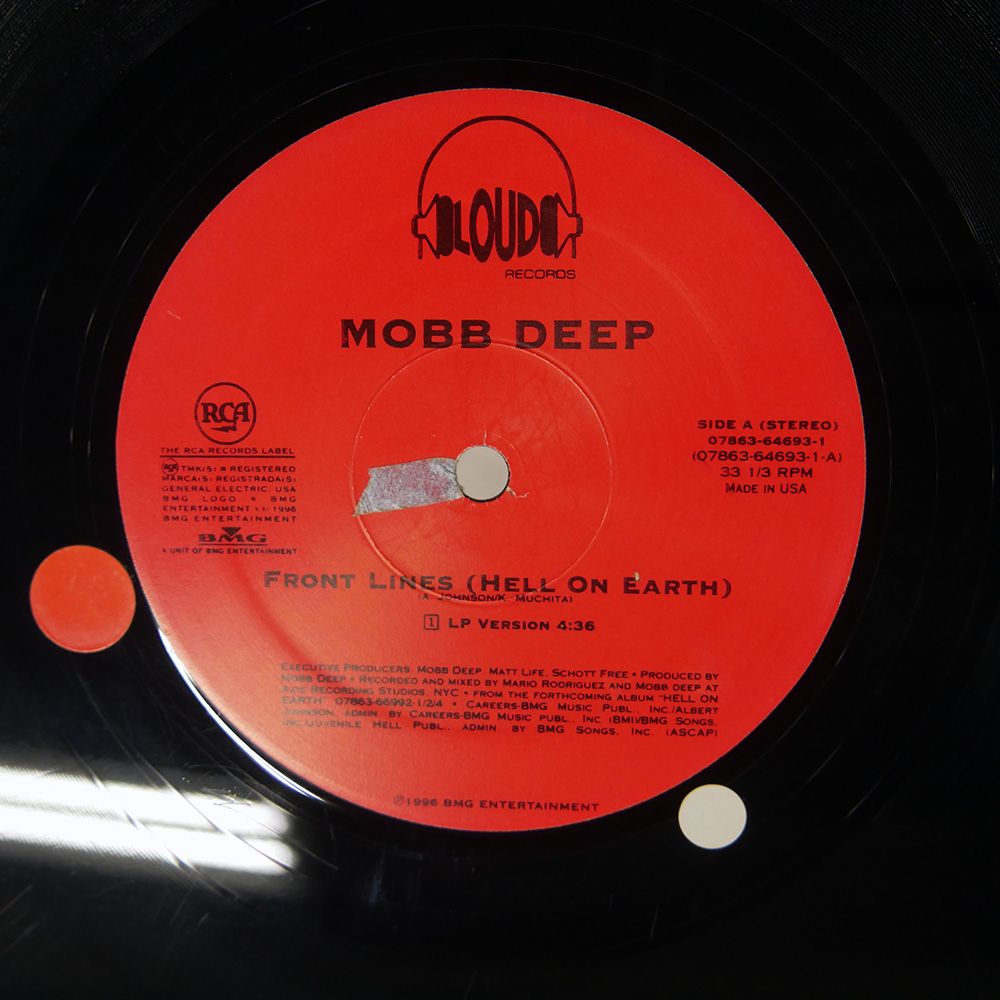 US盤 MOBB DEEP/FRONT LINES (HELL ON EARTH)/LOUD 07863646931 12