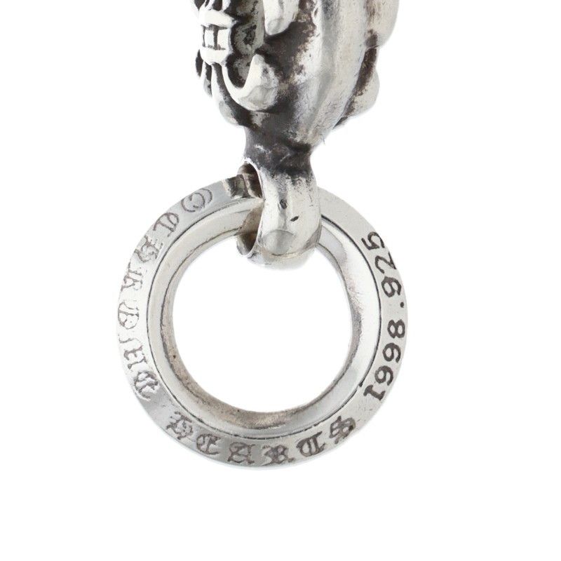 クロムハーツ 1BALL BS FLEUR DIA/1ボールBSフレアチャーム シルバー