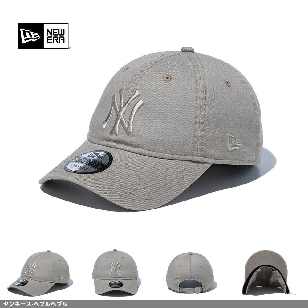 【L-XL ヤンキース-ペブルペブル】ニューエラ NEW ERA キャップ 帽子 9TWENTY Washed 920