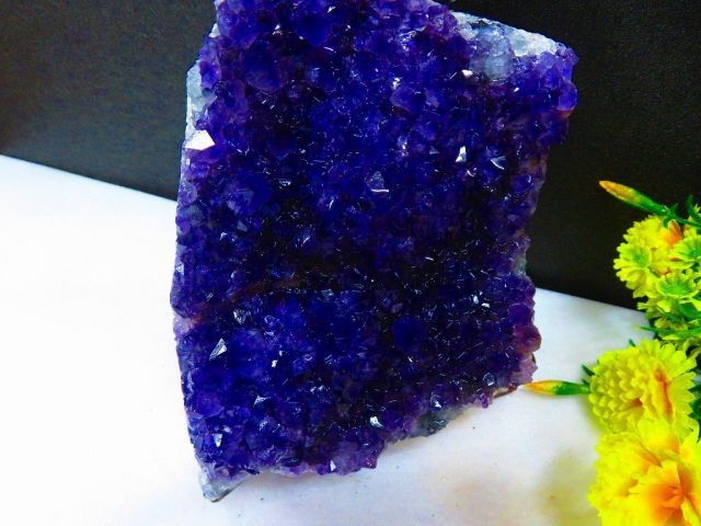 ウルグアイ産☆ 天然水晶☆絶品超濃い濃い超美しい☆アメジスト