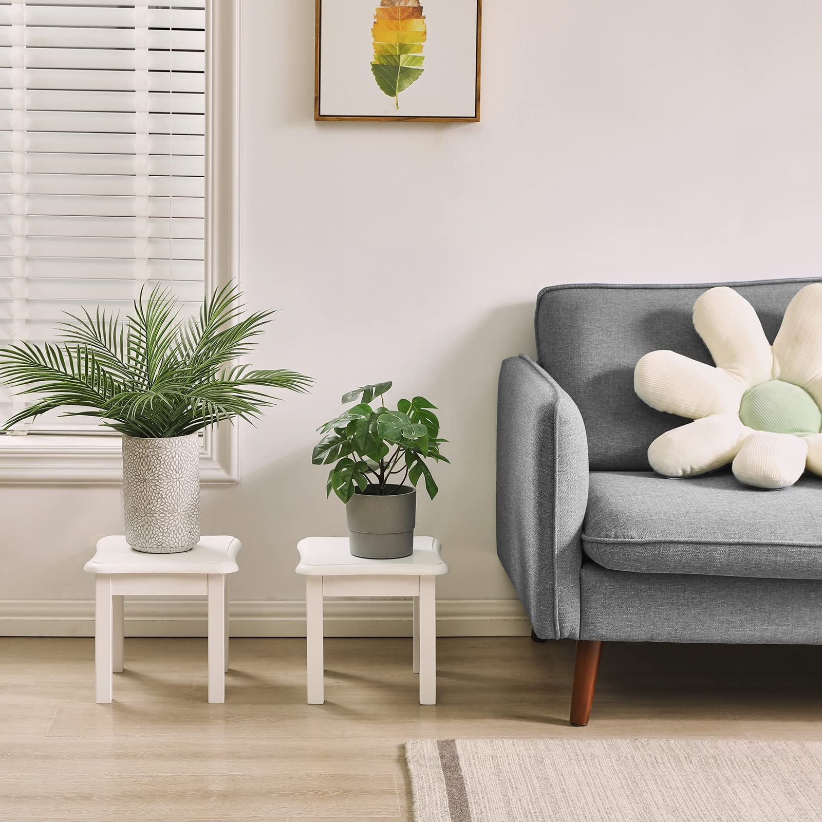 スツール木製 ミニテーブル 低い 踏み台 小さい 椅子 29x29x27cm