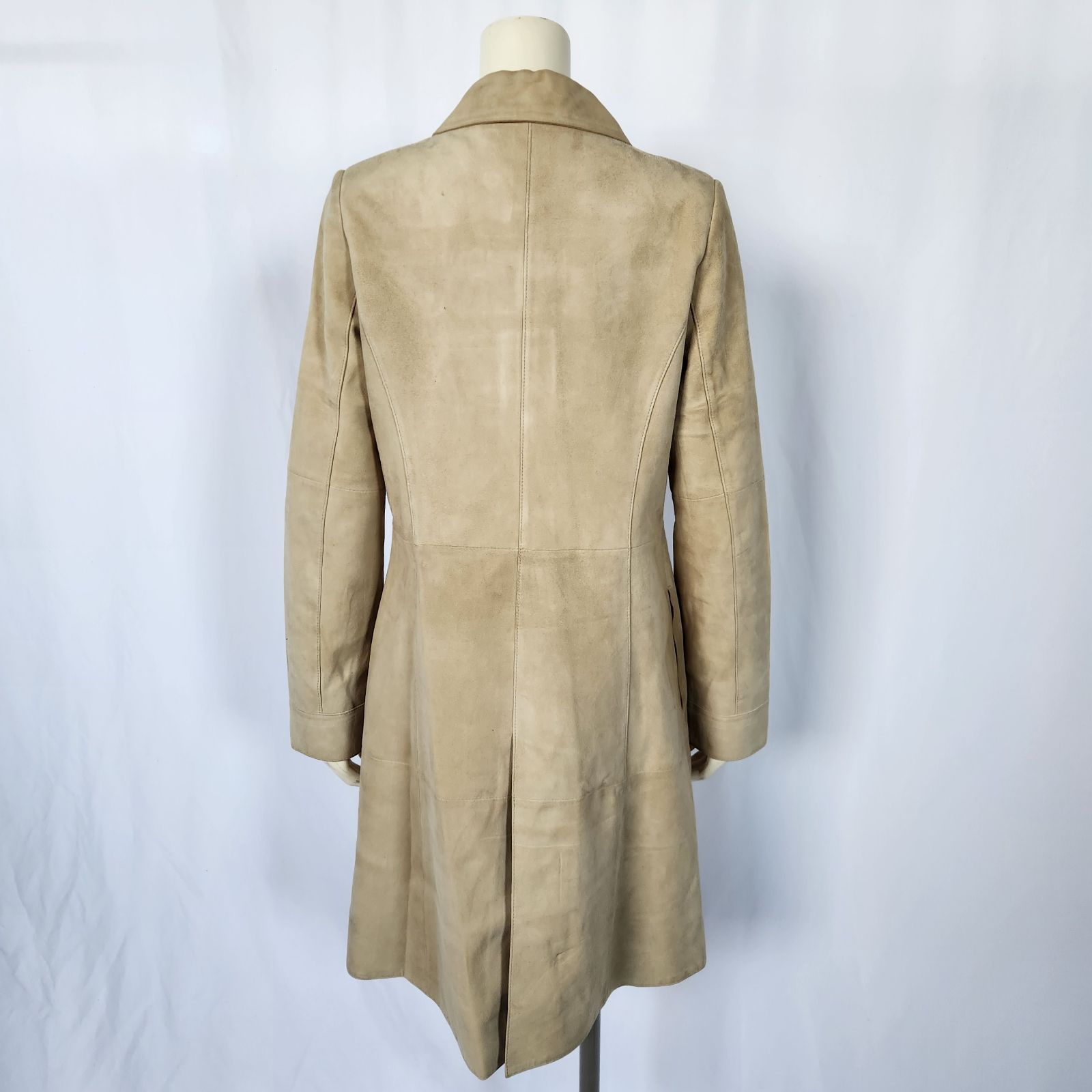 OLD ENGLAND アンゴラロングコート OLD ENGLAND アンゴラ混 ベージュ ロングコート - メルカリ