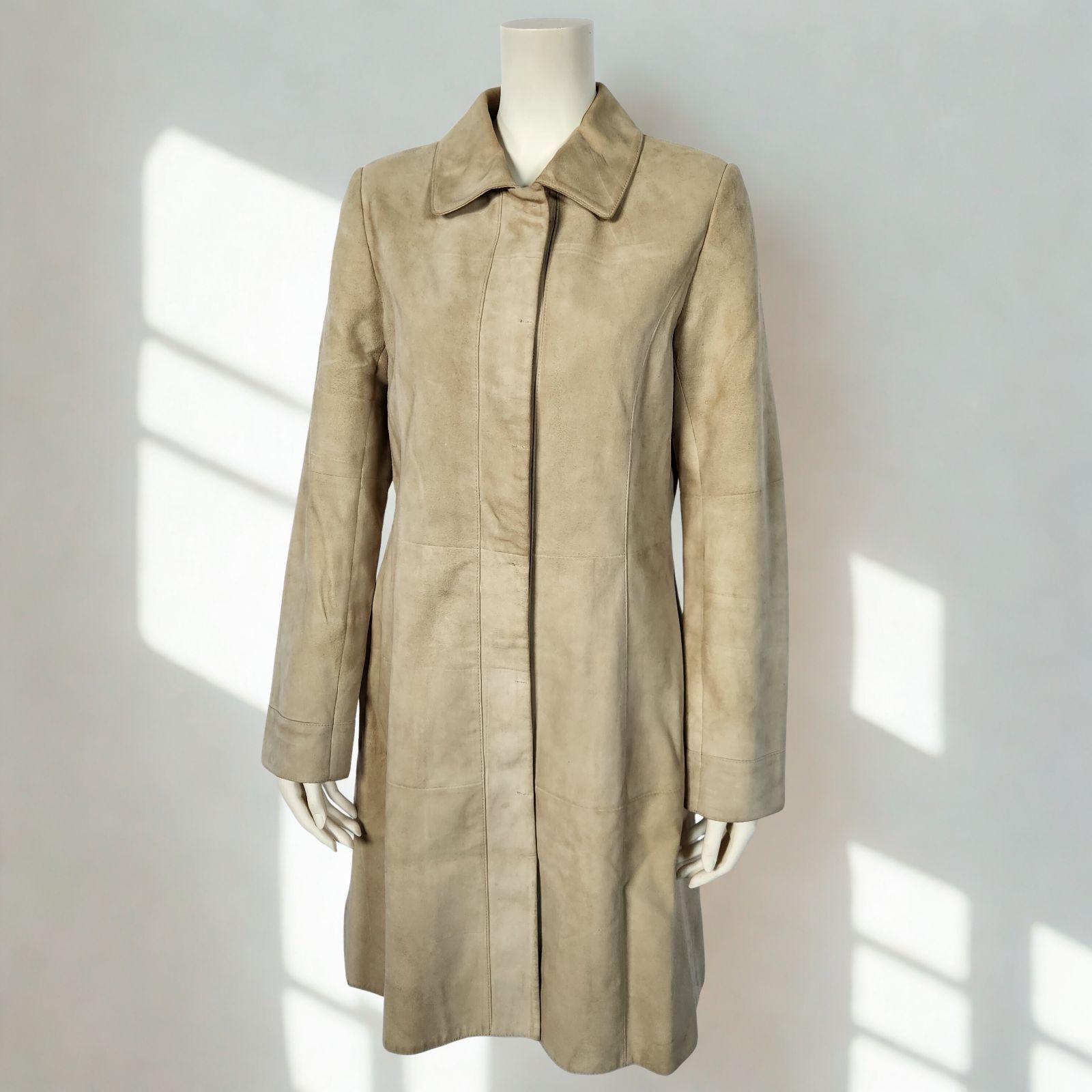 OLD ENGLAND アンゴラロングコート OLD ENGLAND アンゴラ混 ベージュ ロングコート - メルカリ