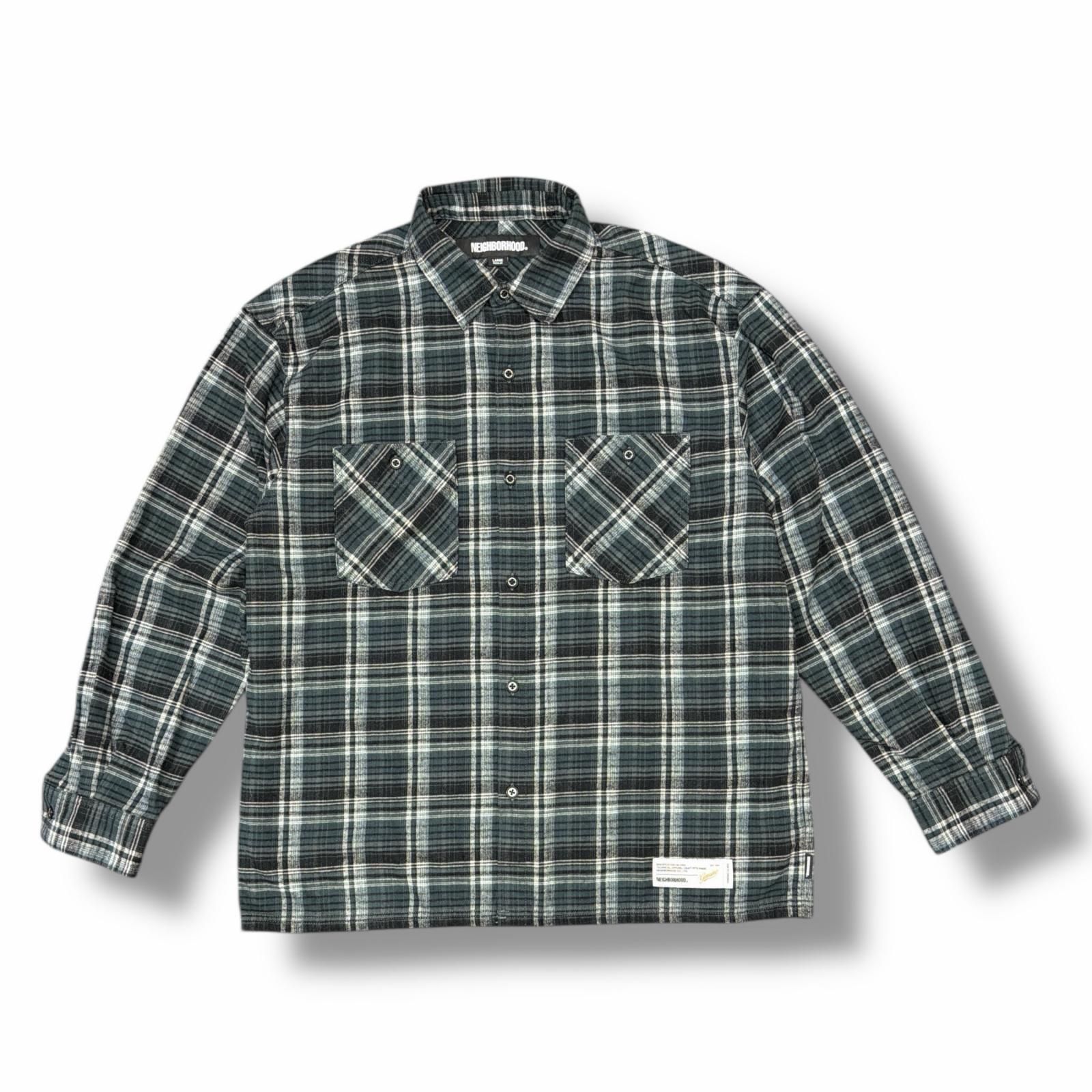 NEIGHBORHOOD 25AW CLAN TARTAN CHECK SHIRT LS クラン タータン