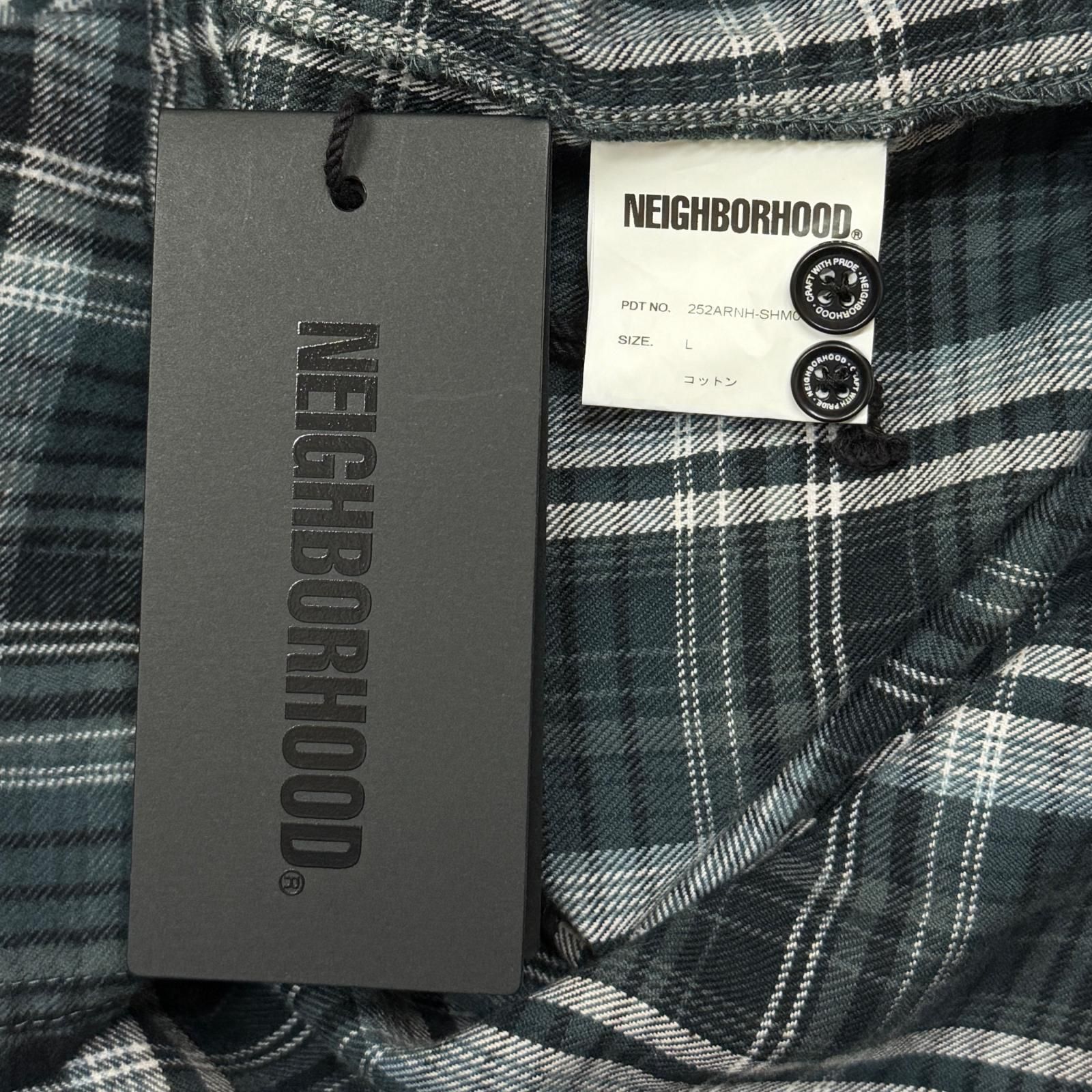 NEIGHBORHOOD 25AW CLAN TARTAN CHECK SHIRT LS クラン タータン
