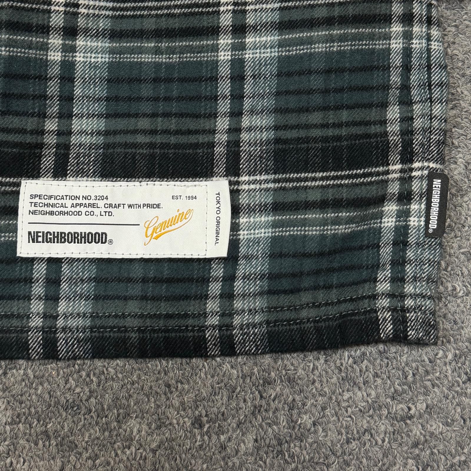 NEIGHBORHOOD 25AW CLAN TARTAN CHECK SHIRT LS クラン タータン