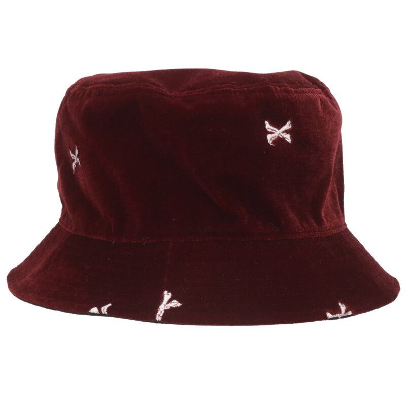 ダブルタップス 232HCDT-HT18 ボーン刺繍リバーシシブルバケットハット