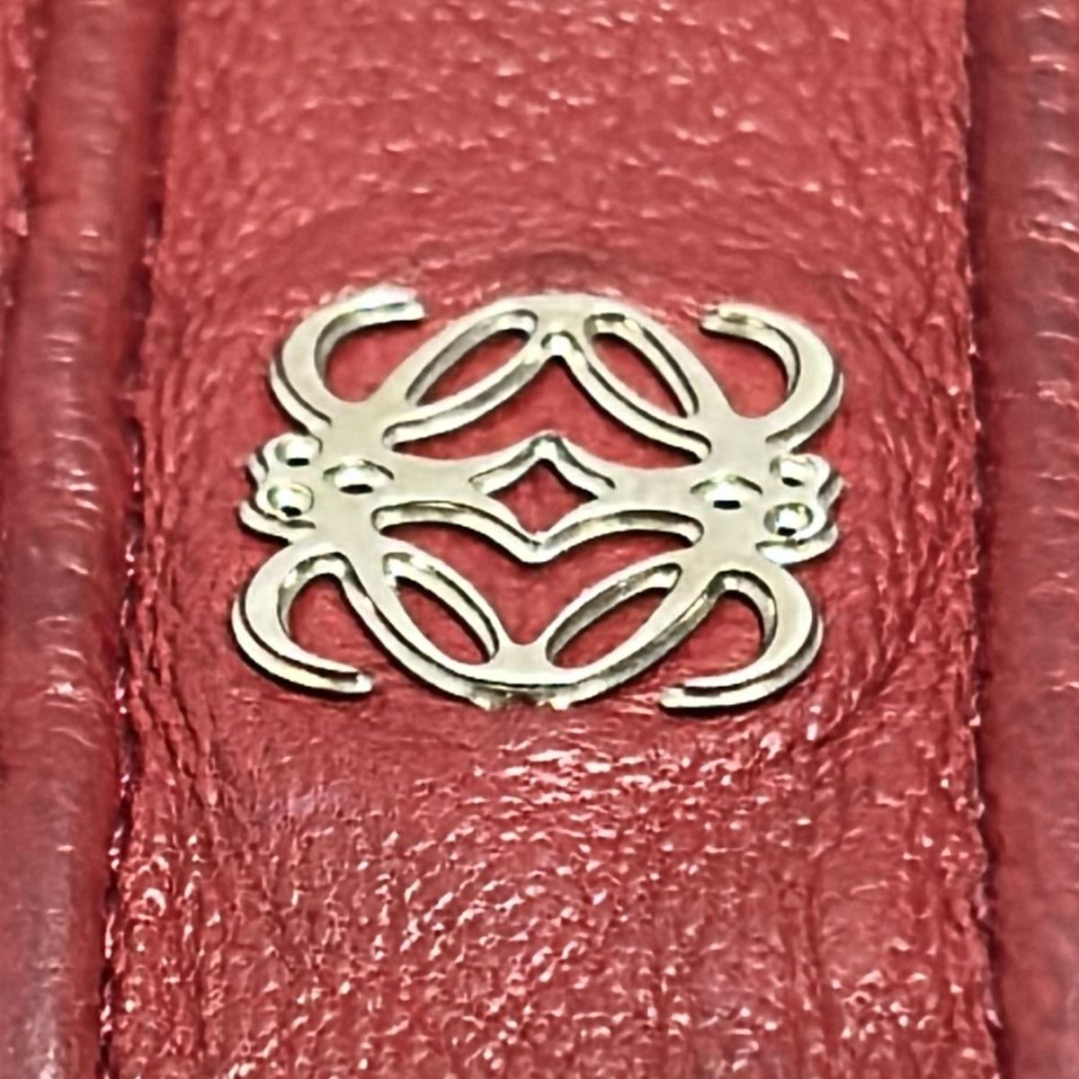 LOEWE(ロエベ) 手袋 レディース - レッド レザー - メルカリ