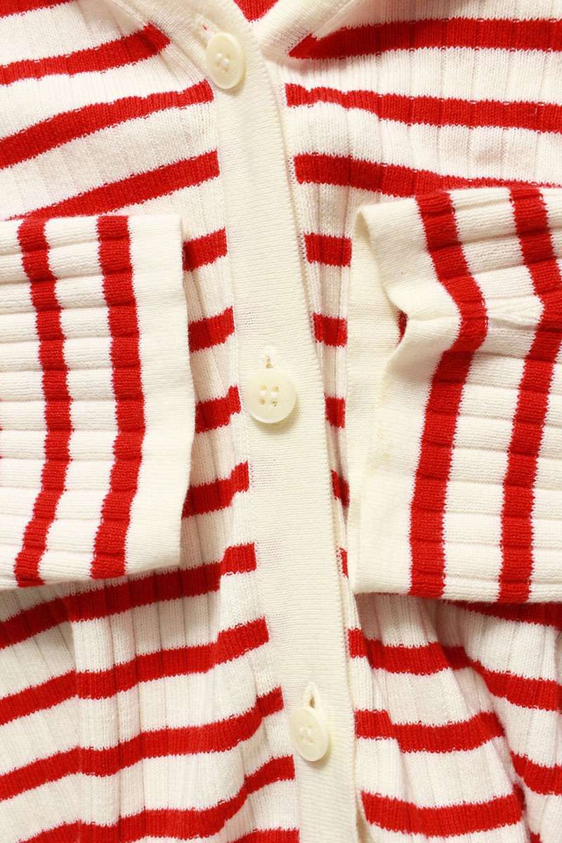 ディオール 5WBM14CARB ボーダーロゴカーディガン レディース 13 ※12