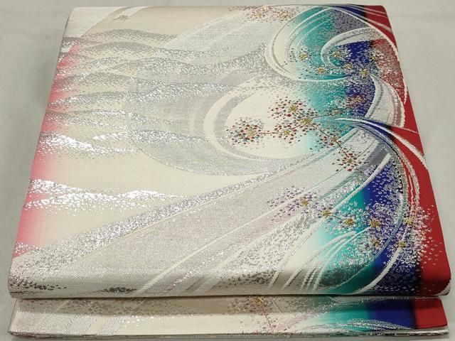 平和屋着物◎両面 全通柄袋帯 桃山両面全通 星座 金銀糸 正絹 逸品