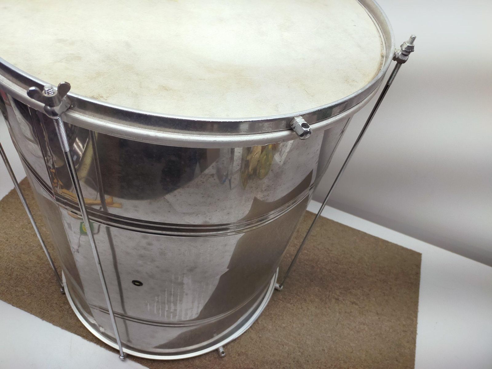 スルド　ブラジル製　中古品 ジャンク特価】スルド 18インチ H600mm ブラジル製 アルミシェル 練習