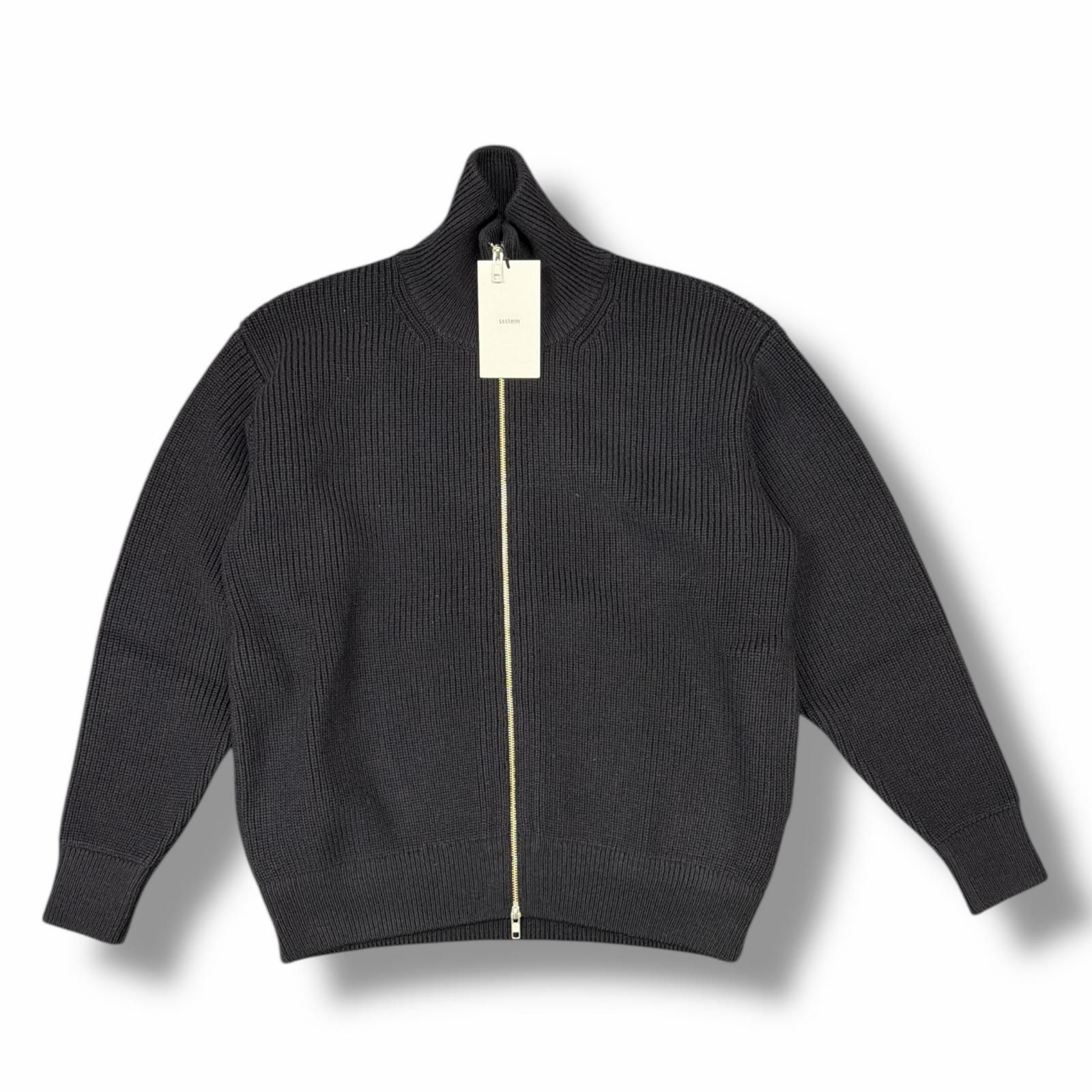 ssstein ドライバーズニット ssstein / シュタイン】OVERSIZED DRIVERS KNIT ZIP JACKET - GREEN