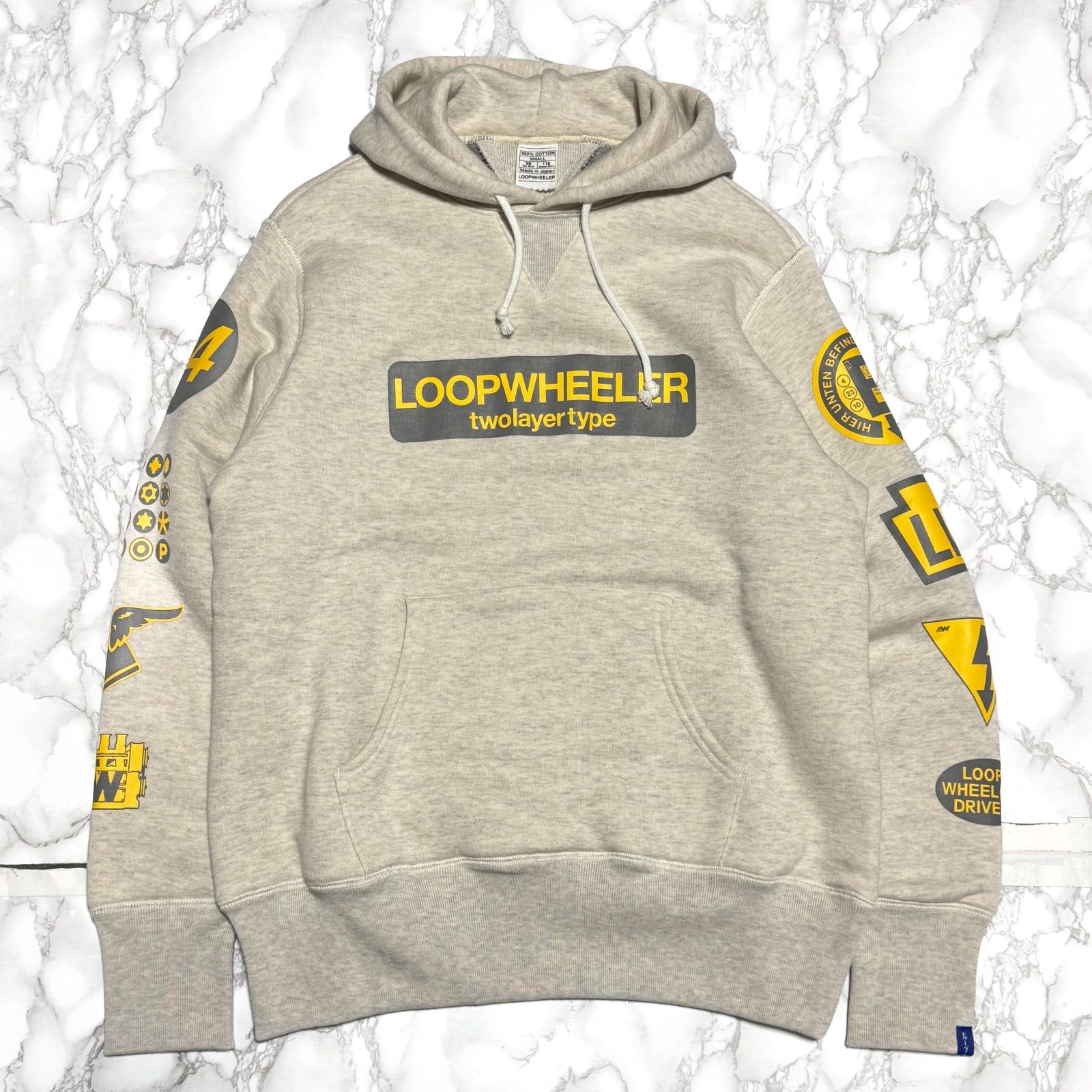 トレンド【loopwheeler ループウィラー 【商品名】twolayer type 総柄