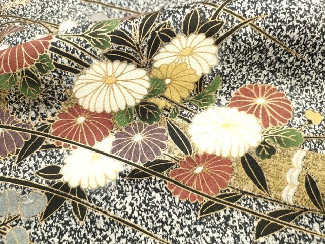 平和屋着物□訪問着 花筏文 金彩 正絹 逸品 AABD1499ma - メルカリ