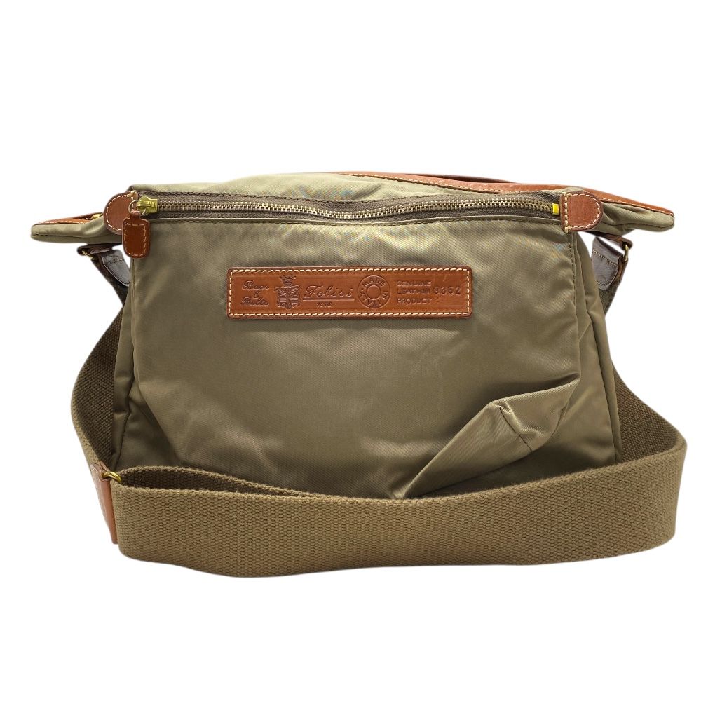 フェリージ ショルダーバッグ クロスボディ 肩掛け ナイロン レザー