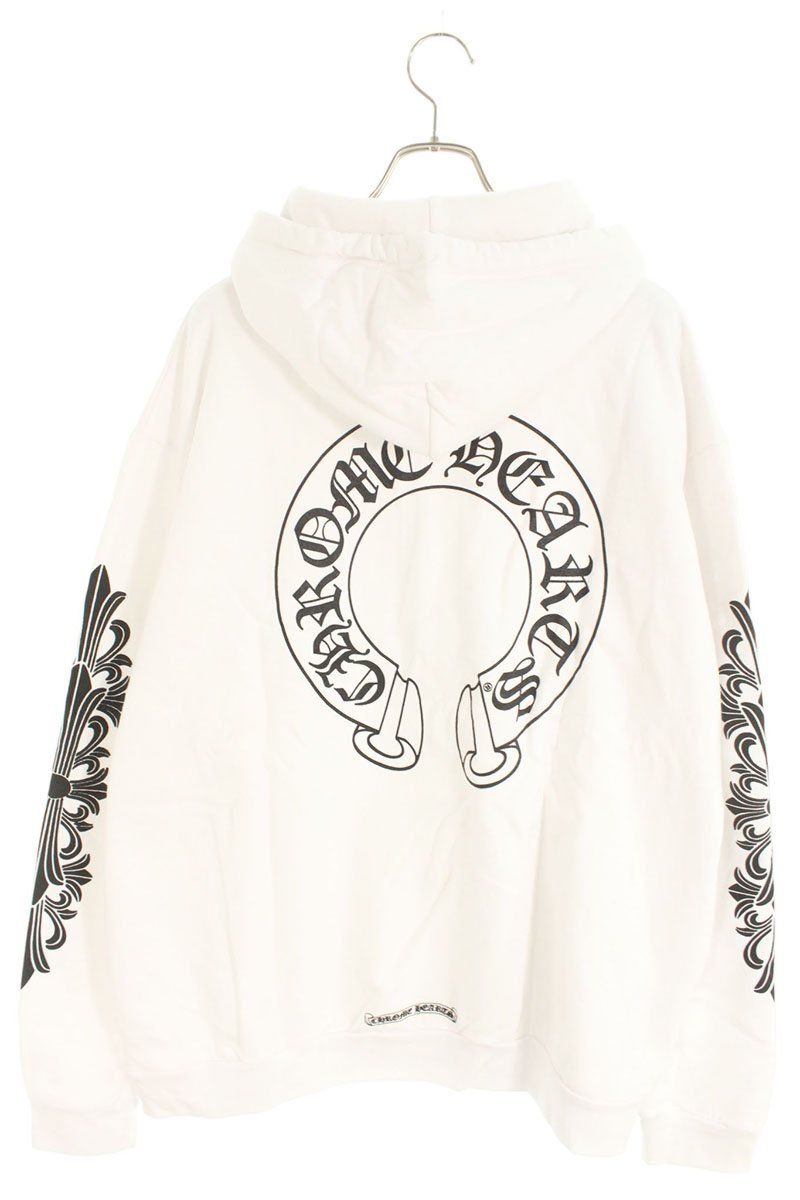 クロムハーツ SWTSHRT PLVR バックホースシュープリントプルオーバー