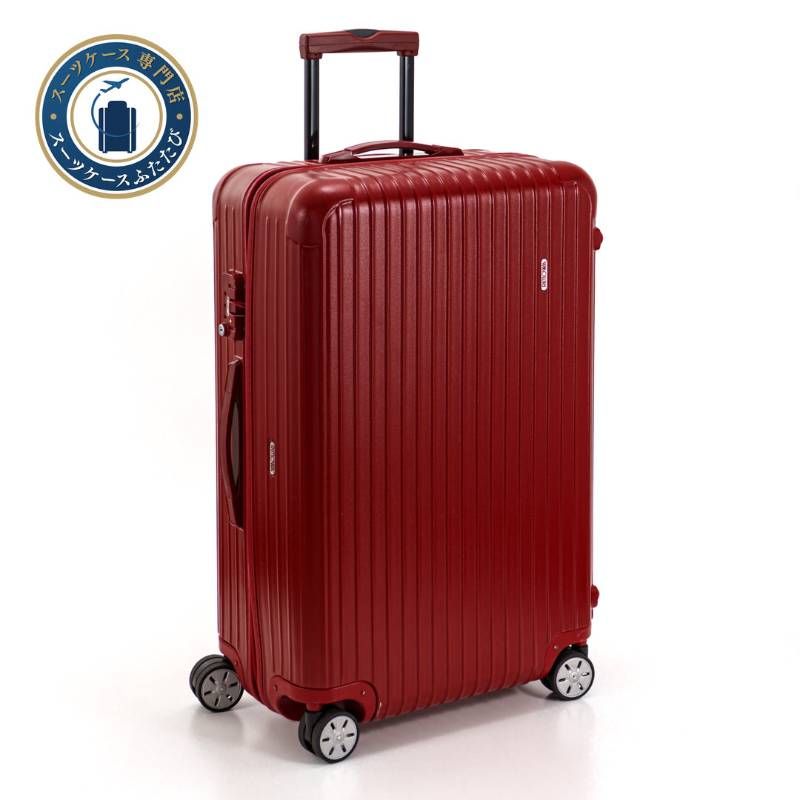 ◇リモワ サルサ 定番人気色 レッド 大容量 82L メンテ・クリーニング済 美品 RIMOWA リモワ SALSA サルサ 82L 4輪 チェックインL マットレッド