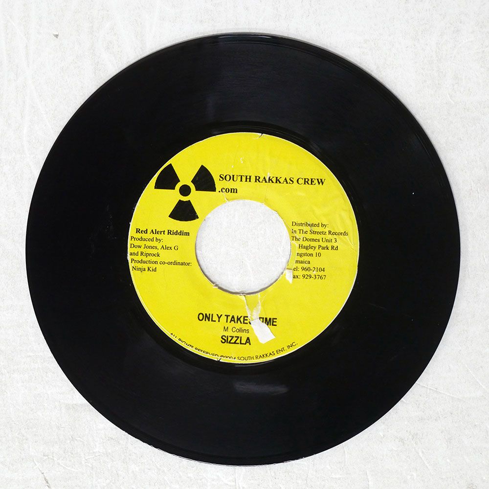 ジャンク ジャマイカ盤 SIZZLA/ONLY TAKES TIME / CHA CHA/SOUTH