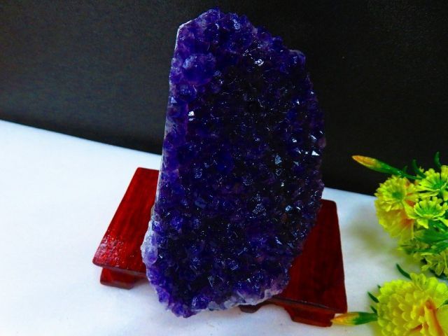 最高品質！ウルグアイ産⭐️アメジストたまごクラスター⭐️結晶の上に更に結晶⭐️ N68 最高品質！ウルグアイ産⭐️アメジストたまごクラスター⭐️結晶の上に