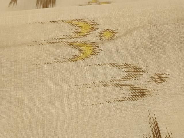 平和屋着物＊夏物 小紋 紗 琉球絣文様 AABE4746jd 【公式通販】