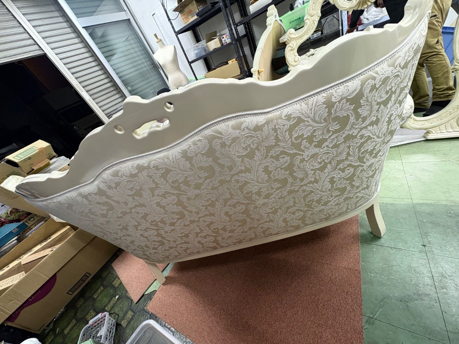 イタリア家具 2人がけソファ - メルカリ