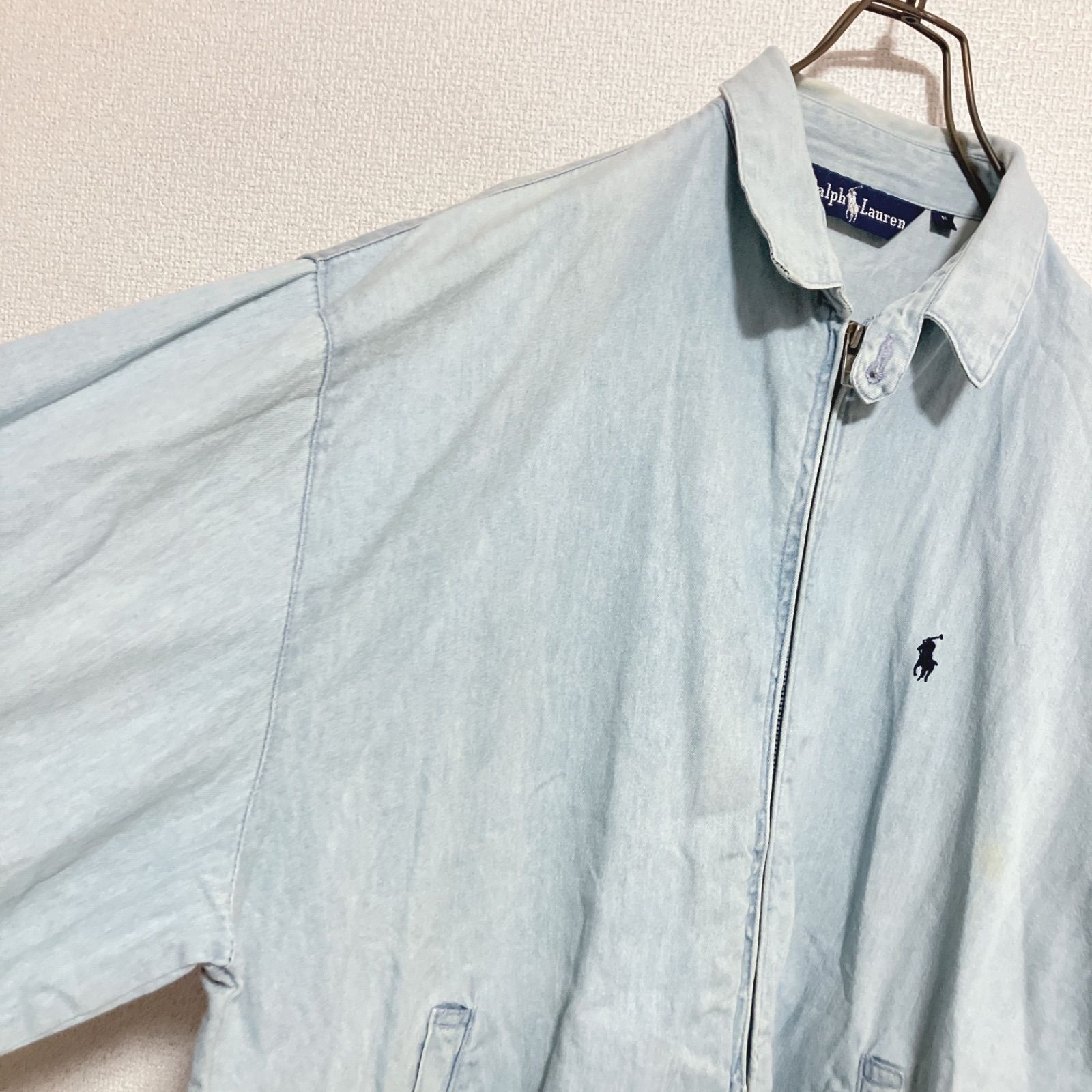 やっさいもっさい　ビンテージ ラルフローレン ロゴ刺繍 スイングトップ M やっさいもっさい様専用 ビンテージ ラルフローレン ロゴ刺繍 スイング