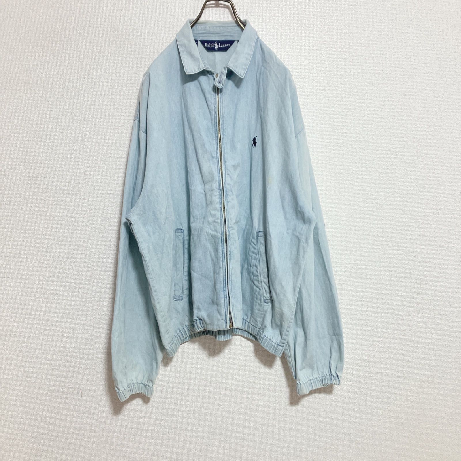 やっさいもっさい　ビンテージ ラルフローレン ロゴ刺繍 スイングトップ M やっさいもっさい様専用 ビンテージ ラルフローレン ロゴ刺繍 スイング