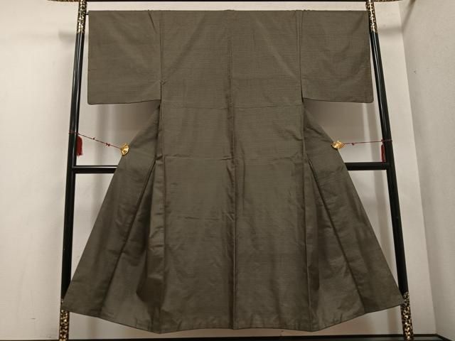 平和屋着物男性 紬 アンサンブル 80亀甲 正絹 逸品 AABE8139ph