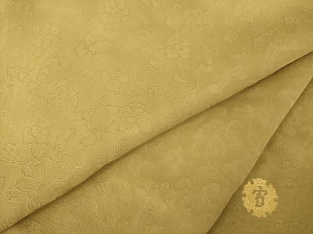 平和屋着物○ジャパンオートクチュール 渡辺雪三郎 色無地 花唐草地紋