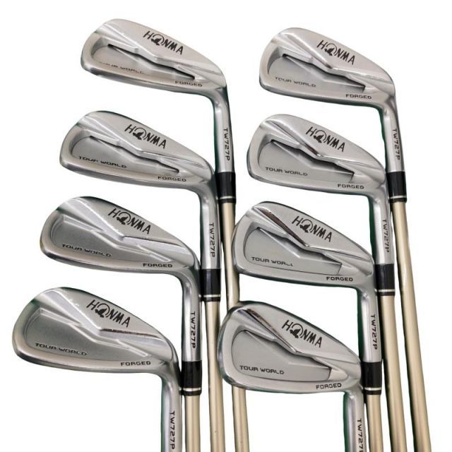【中古】 本間ゴルフ TOUR WORLD TW727P FORGED  8S アイアンセット IR VIZARD I55 (フレックスR) メンズ 男性用 右利き 右用 Cランク ゴルフクラブ