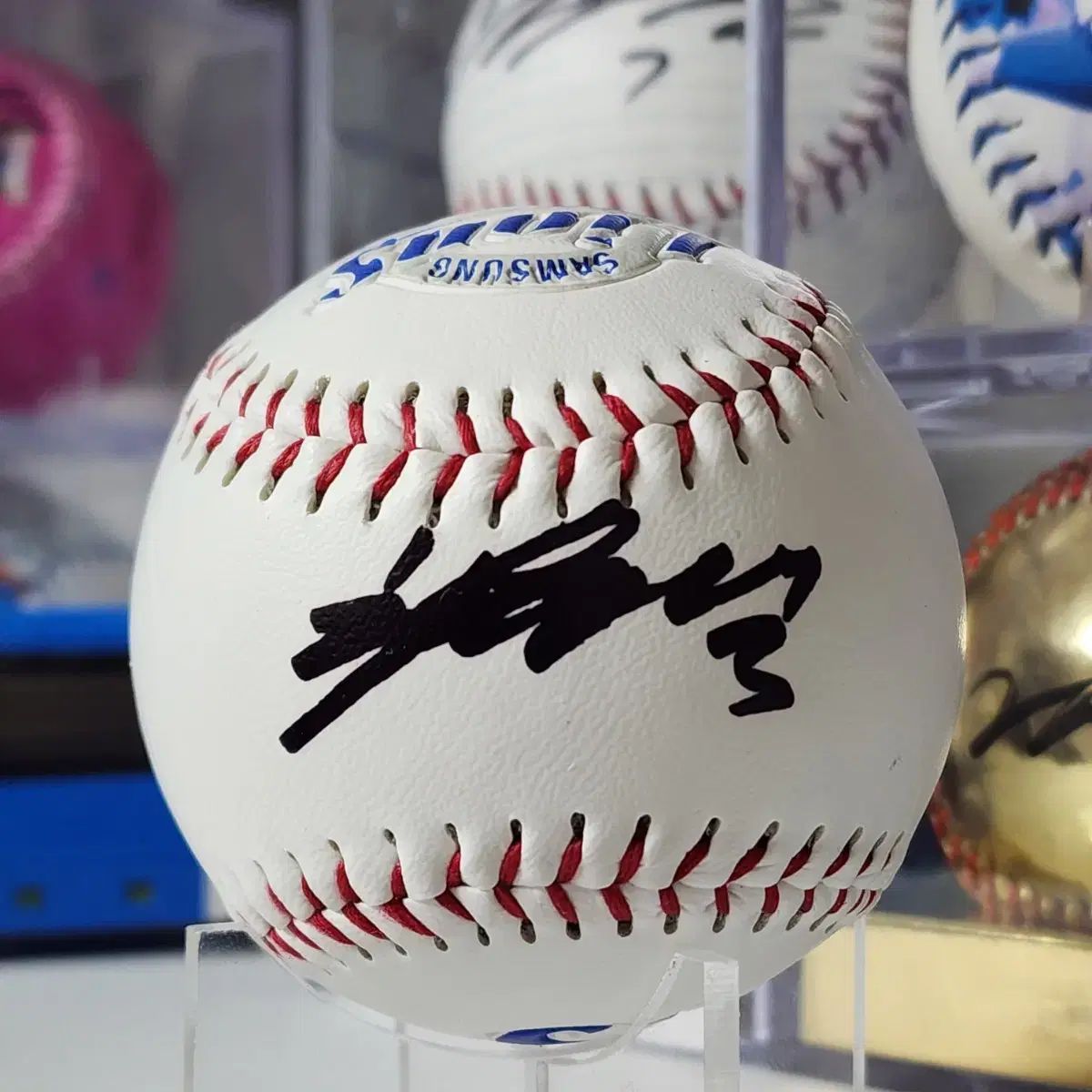 サムスン・ライオンズ 최원태 ロゴボール サインボール サイン入り