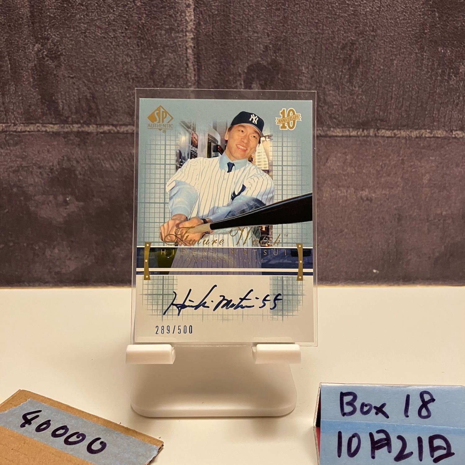 2003 Upper Deck SP Authentic 松井秀喜 Hideki Matsui 289/500 直筆