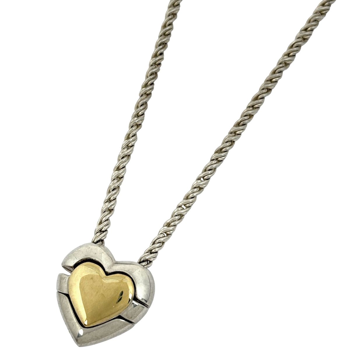 ティファニー TIFFANY&Co. ハートモチーフ ネックレス コンビ