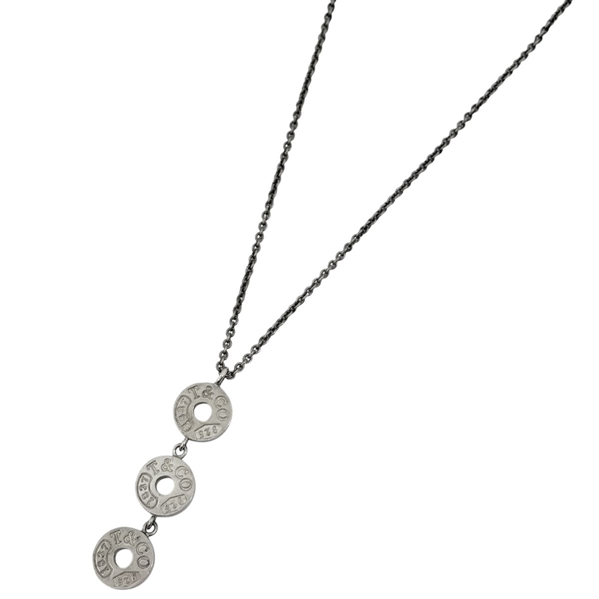 ティファニー TIFFANY&Co. 最高 スリードロップ サークル ネックレス