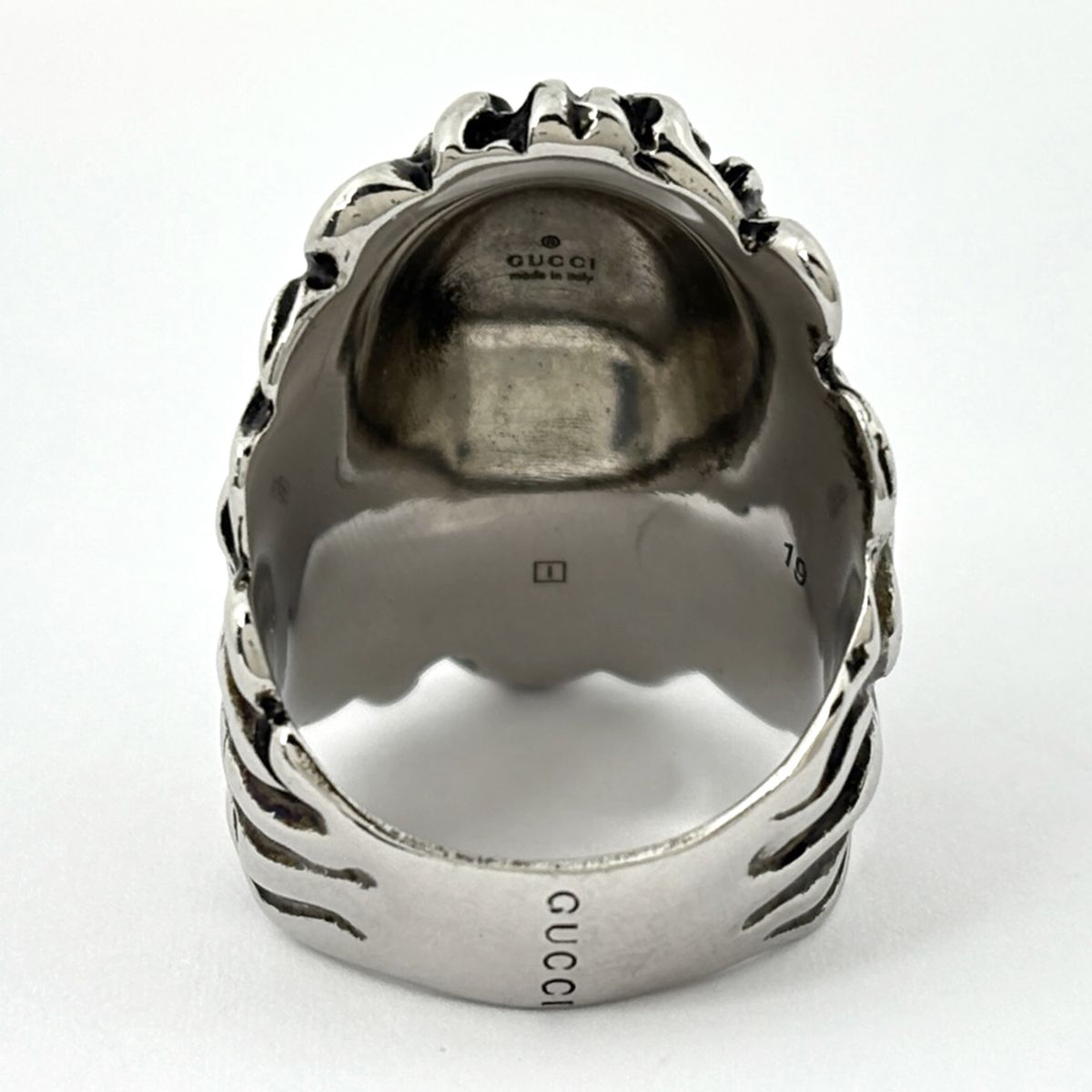 グッチ GUCCI ライオンヘッド リング 指輪 レディース リング 18号