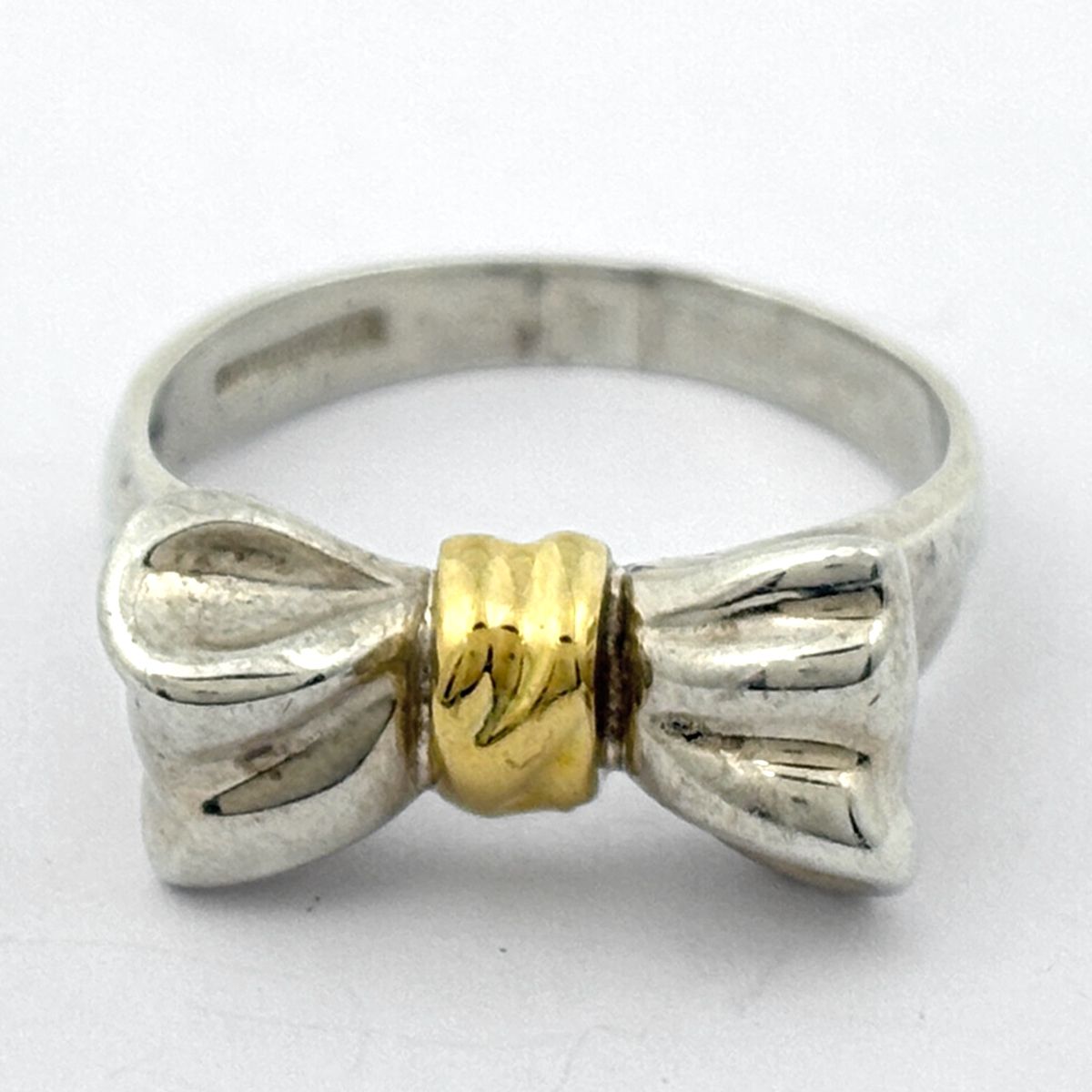 ティファニー TIFFANY&Co. リボンモチーフ リング 指輪 K18 リング