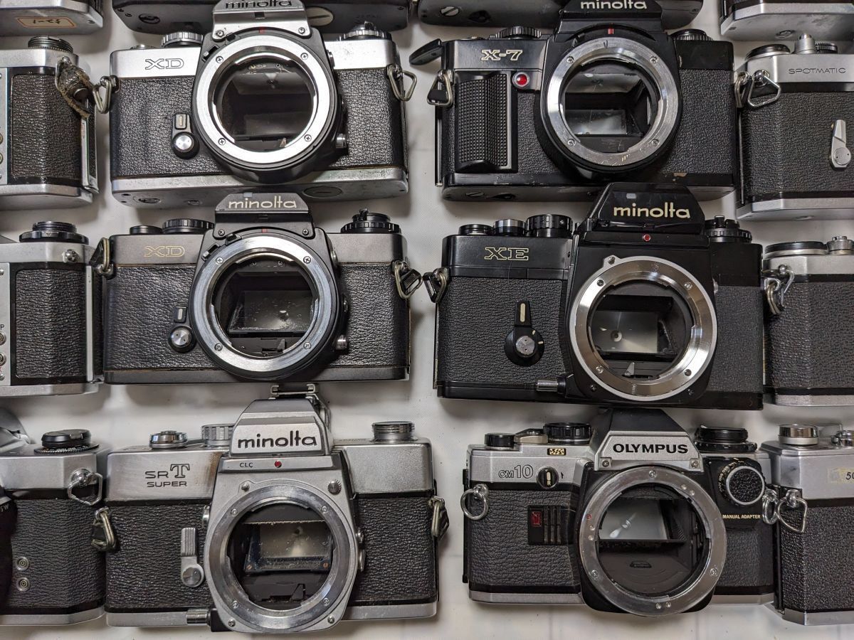 ☆30台まとめ / ジャンク☆ Minolta XD, XE, SRT101, Pentax SP, S2