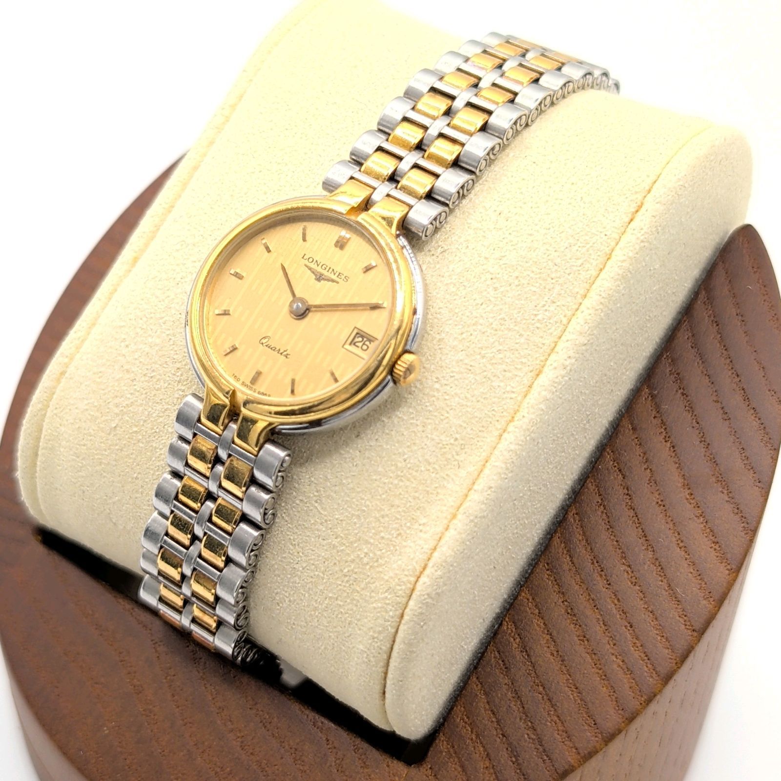 Longines Flagship Gold Silver Combi Gold dial Date Y2K 00S