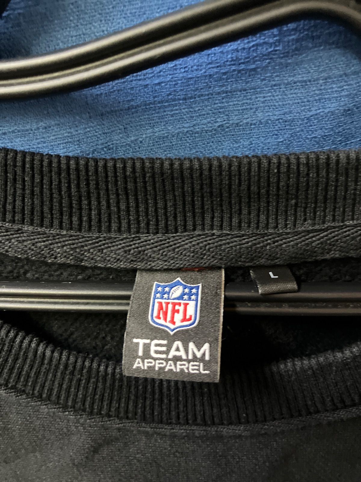 美品】RAIDERS レイダース スウェット トレーナー ブラック Lサイズ 
